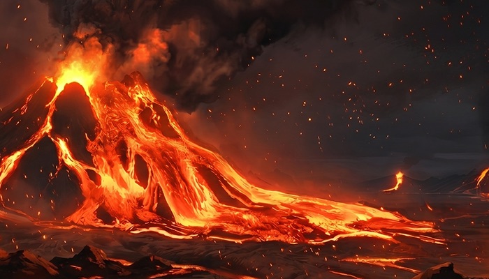Volcano cover art
